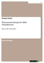 Cover von Wissenszurechnung bei M&A Transaktionen