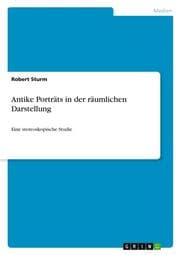 Cover von Antike Porträts in der räumlichen Darstellung