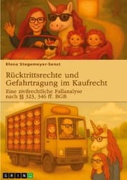 Cover von Rücktrittsrechte und Gefahrtragung im Kaufrecht. Eine zivilrechtliche Fallanalyse nach §§ 323,346 ff. BGB