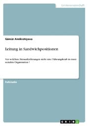 Cover von Leitung in Sandwichpositionen
