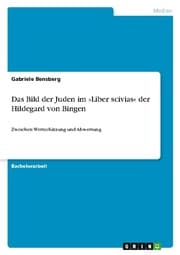 Cover von Das Bild der Juden im 'Liber scivias' der Hildegard von Bingen