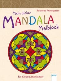 Cover von Mein dicker Mandala-Malblock für Kindergartenkinder