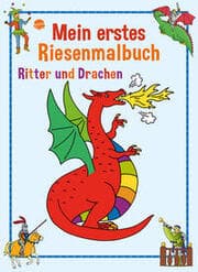Cover von Mein erstes Riesenmalbuch: Ritter und Drachen