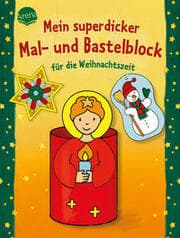 Cover von Mein superdicker Mal- und Bastelblock für die Weihnachtszeit