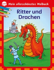 Cover von Mein allerschönstes Malbuch. Ritter und Drachen