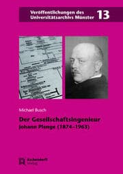 Cover von Der Gesellschaftsingenieur Johann Plenge (1874-1963)
