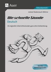 Cover von Die schnelle Stunde: Deutsch