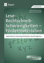 Cover von Lese-Rechtschreib-Schwierigkeiten - Fördermaterialien
