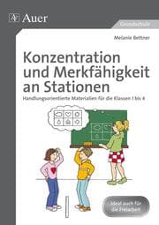 Cover von Konzentration und Merkfähigkeit an Stationen