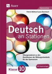 Cover von Deutsch an Stationen - Klasse 10, Gymnasium