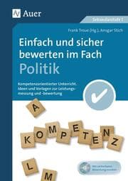 Cover von Einfach und sicher bewerten im Fach Politik