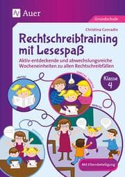 Cover von Rechtschreibtraining mit Lesespaß - Klasse 4
