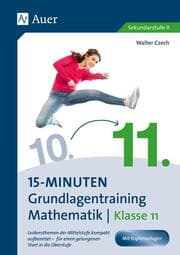 Cover von 15-Minuten-Grundlagentraining Mathematik Klasse 11