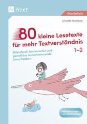 Cover von 80 kleine Lesetexte für mehr Textverständnis 1/2