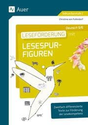 Cover von Leseförderung mit Lesespurfiguren Deutsch 5-6