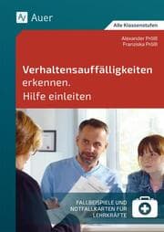 Cover von Verhaltensauffälligkeiten erkennen Hilfe einleiten