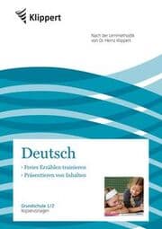 Cover von Deutsch - Freies Erzählen trainieren, Präsentieren von Inhalten