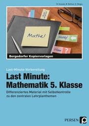 Cover von Last Minute: Mathematik 5. Klasse