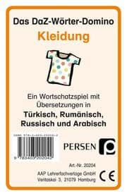 Cover von Das DaZ-Wörter-Domino: Kleidung