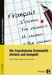 Cover von Die französische Grammatik - einfach und kompakt