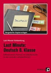 Cover von Last Minute: Deutsch 8. Klasse