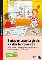 Cover von Einfache Lese-Logicals zu den Jahreszeiten
