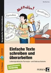 Cover von Einfache Texte schreiben und überarbeiten
