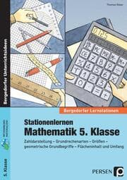 Cover von Stationenlernen Mathematik 5. Klasse