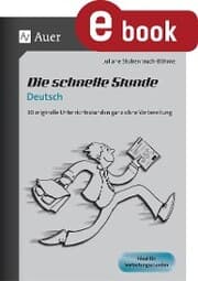 Cover von Die schnelle Stunde Deutsch