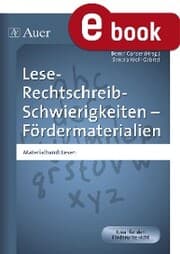 Cover von Lese-Rechtschreib-Schwierigkeiten Fördermaterial 2