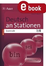 Cover von Deutsch an Stationen SPEZIAL Grammatik 7-8