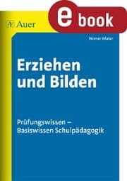 Cover von Erziehen und Bilden