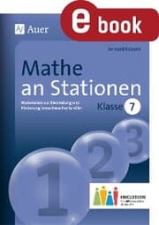 Cover von Mathe an Stationen 7 Inklusion