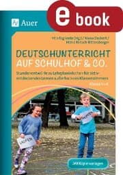 Cover von Deutschunterricht auf Schulhof & Co. Klasse 1-4