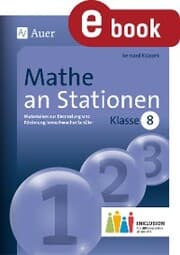 Cover von Mathe an Stationen 8 Inklusion