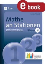 Cover von Mathe an Stationen 9 Inklusion
