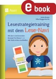 Cover von Lesestrategietraining mit dem Lese-Navi