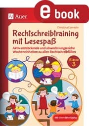 Cover von Rechtschreibtraining mit Lesespaß - Klasse 3
