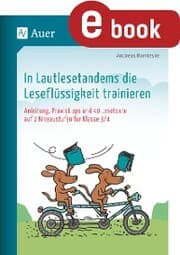 Cover von In Lautlesetandems die Leseflüssigkeit trainieren