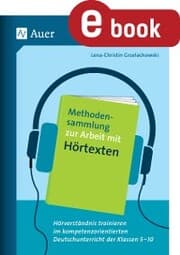 Cover von Methodensammlung zur Arbeit mit Hörtexten