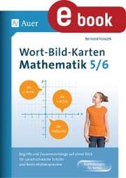Cover von Wort-Bild-Karten Mathematik Klassen 5-6