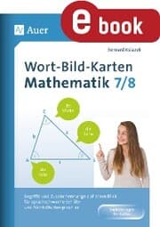 Cover von Wort-Bild-Karten Mathematik Klassen 7-8