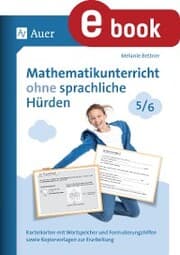 Cover von Mathematikunterricht ohne sprachliche Hürden 5-6