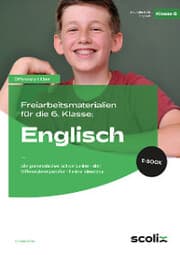 Cover von Freiarbeitsmaterialien für die 6. Klasse: Englisch