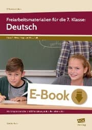Cover von Freiarbeitsmaterialien für die 7. Klasse: Deutsch