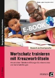 Cover von Wortschatz trainieren mit Kreuzworträtseln