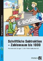 Cover von Schriftliche Subtraktion - Zahlenraum bis 1000