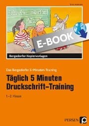 Cover von Täglich 5 Minuten Druckschrift-Training