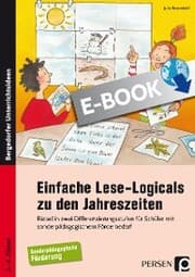 Cover von Einfache Lese-Logicals zu den Jahreszeiten