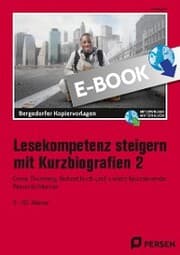 Cover von Lesekompetenz steigern mit Kurzbiografien 2